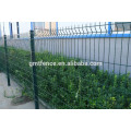 PVC / PE Coated Welded Iron Wire Mesh Fence / Triangle Bending Fence